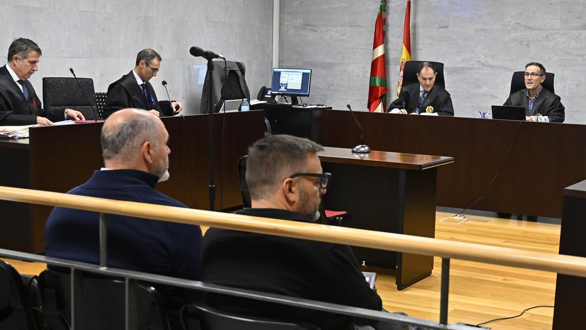 Un instante de la sesión de ayer del juicio