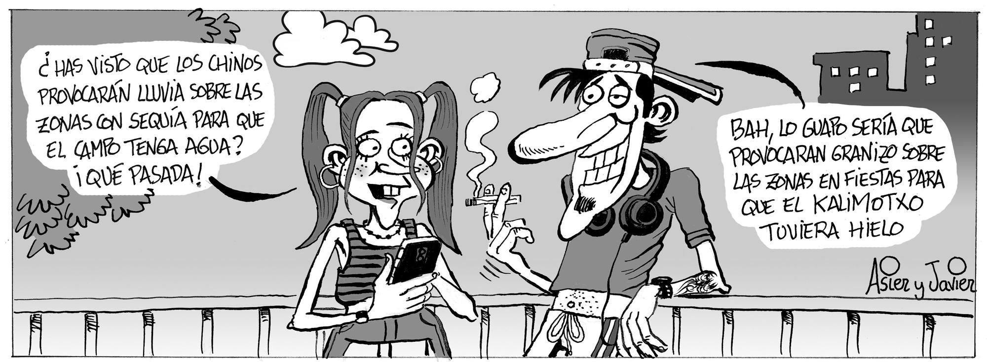 La tira de Asier y Javier del viernes 19 de agosto