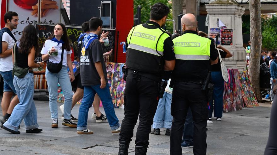 Nueve detenidos en la sexta noche de Aste Nagusia, dos de ellos por violencia sexista