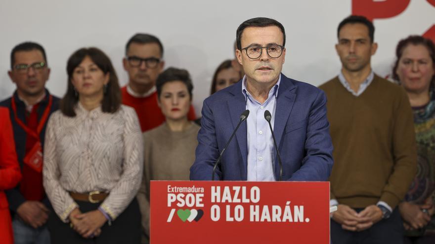 Gallardo dimitirá esta tarde como secretario general del PSOE en Extremadura
