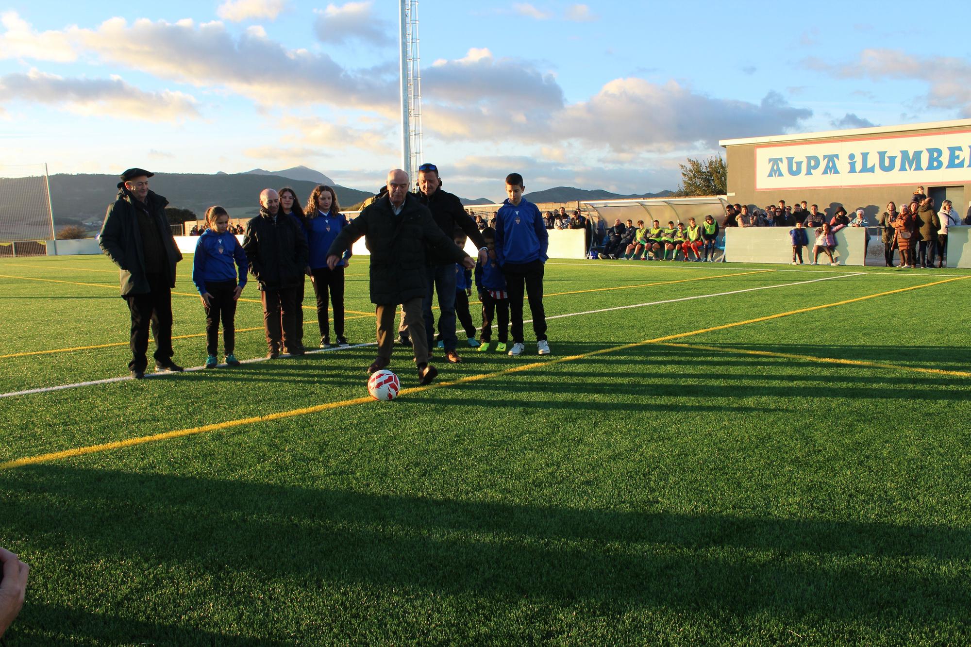 Inauguración del nuevo campo del Lardín