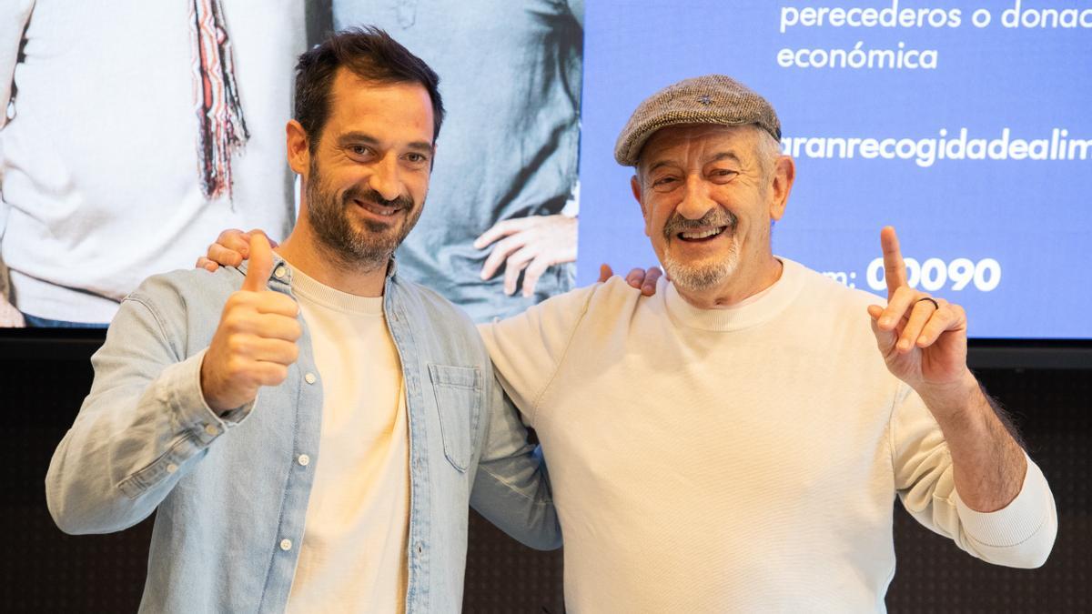 Joseba Arguiñano junto a su padre Karlos