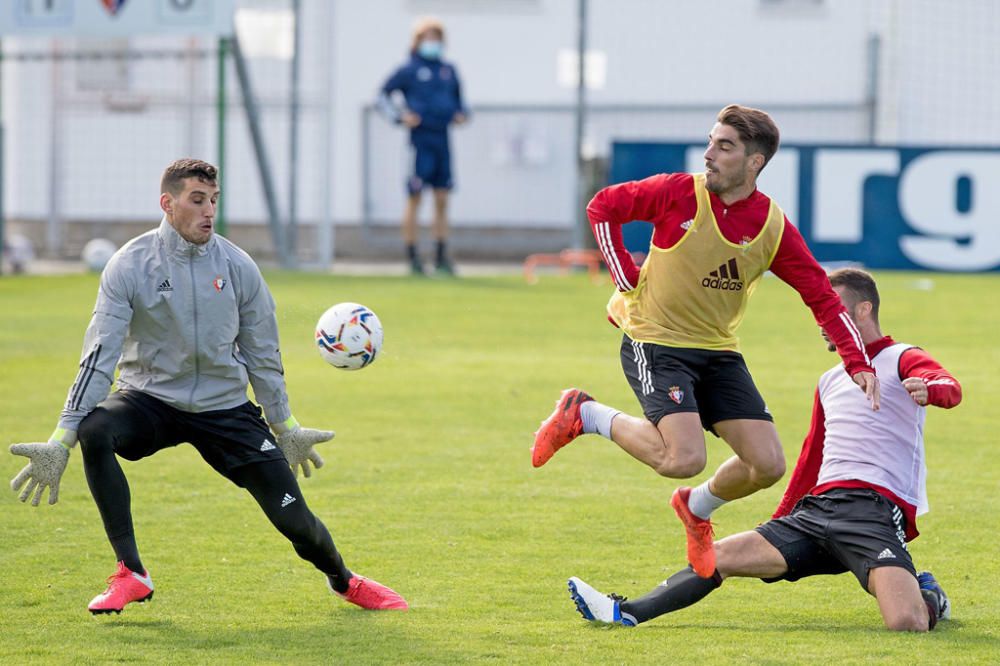 Osasuna vuelve al trabajo en Tajonar