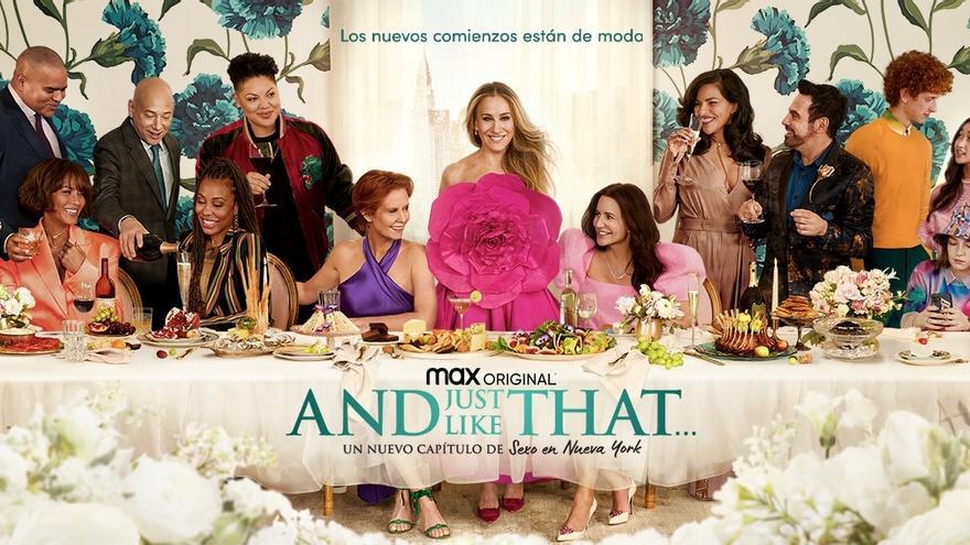 Cartel anunciador de la nueva temporada de ‘And just like that...’.