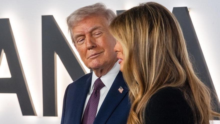 Donald Trump proclama a Melania "gran estrella de cine" pese al fiasco en taquilla: "En una familia no caben dos"