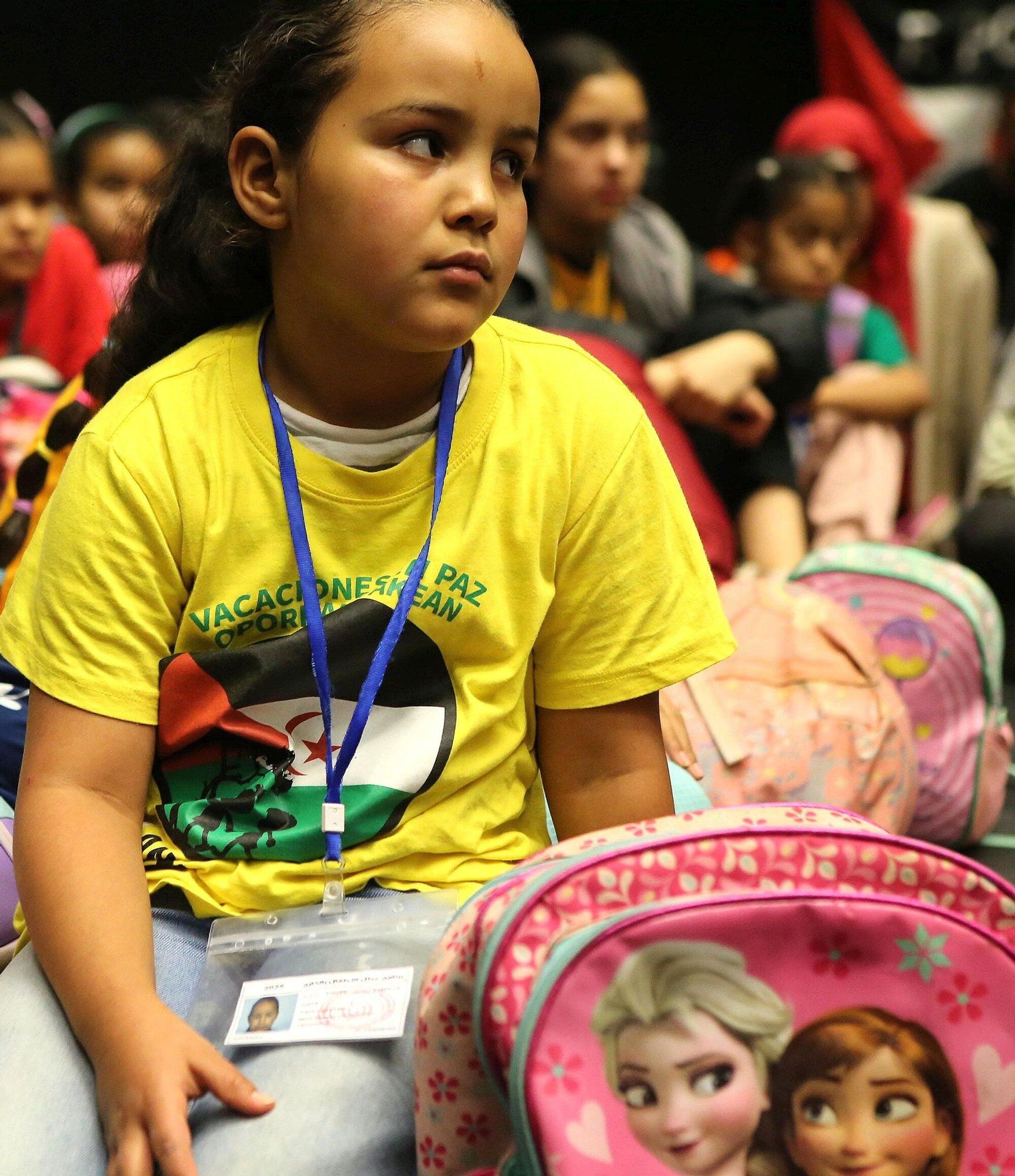 'Vacaciones en Paz': recepción a los niños saharauis que llegan a Navarra para pasar el verano
