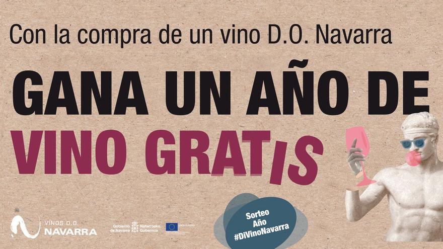 Gana un año de vinos D.O. Navarra con el sorteo #DiVinoNavarra