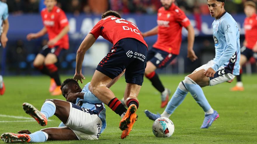 La contracrónica del Osasuna-Celta: Cuestión de tamaño
