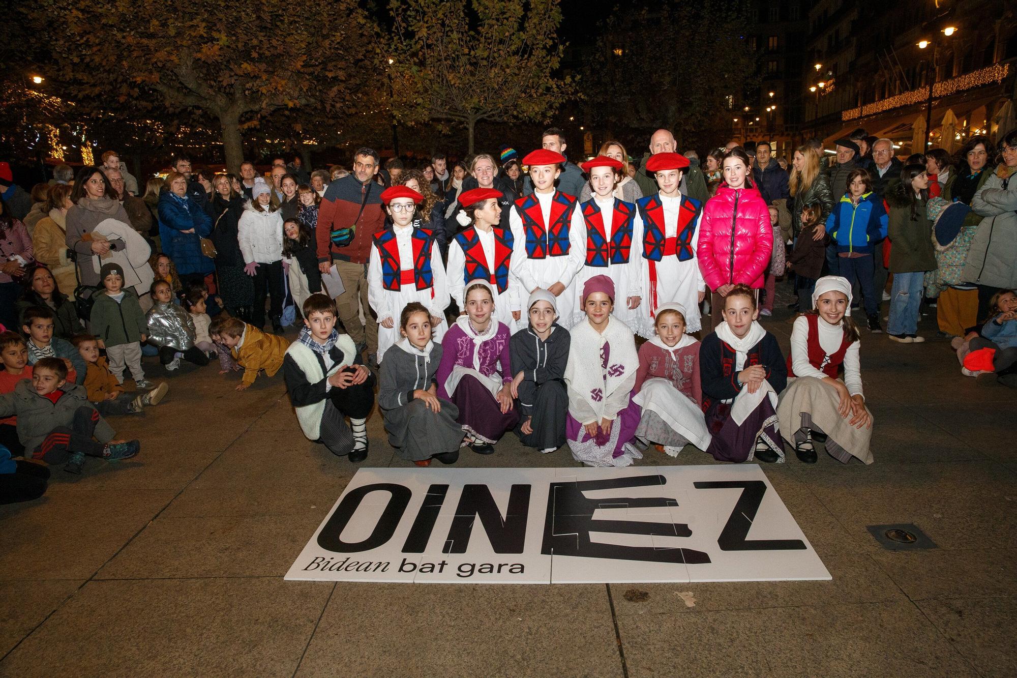 Inaguracion de la tienda del Oinez en la Plaza del Castillo