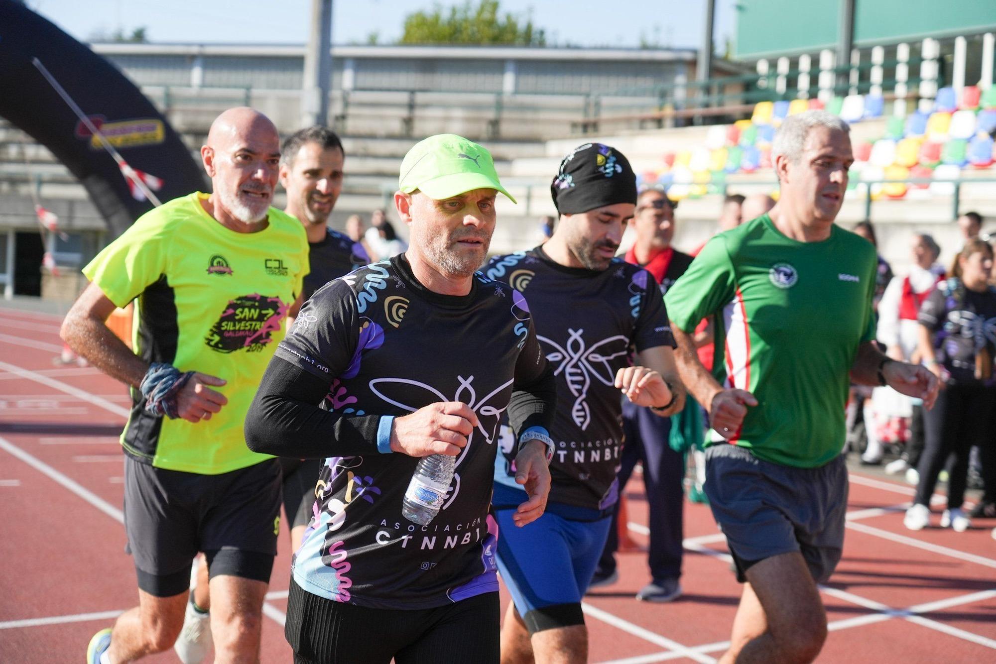 Basauri arropa a Yeray González en la final de su reto '12 maratones en 12 meses' por la asociación CNTTB1