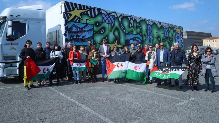 Un camión parte de Navarra a los campamentos de refugiados saharauis con 7 toneladas de ayuda humanitaria
