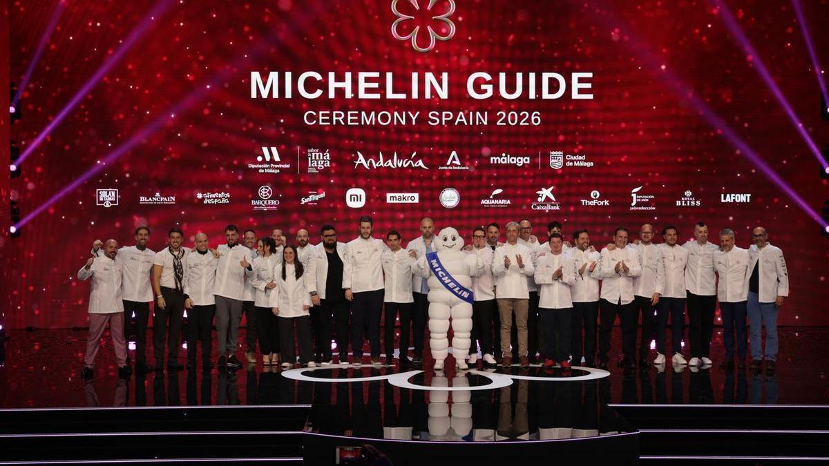 Un momento de la gala de presentación la Guía Michelin 2026.