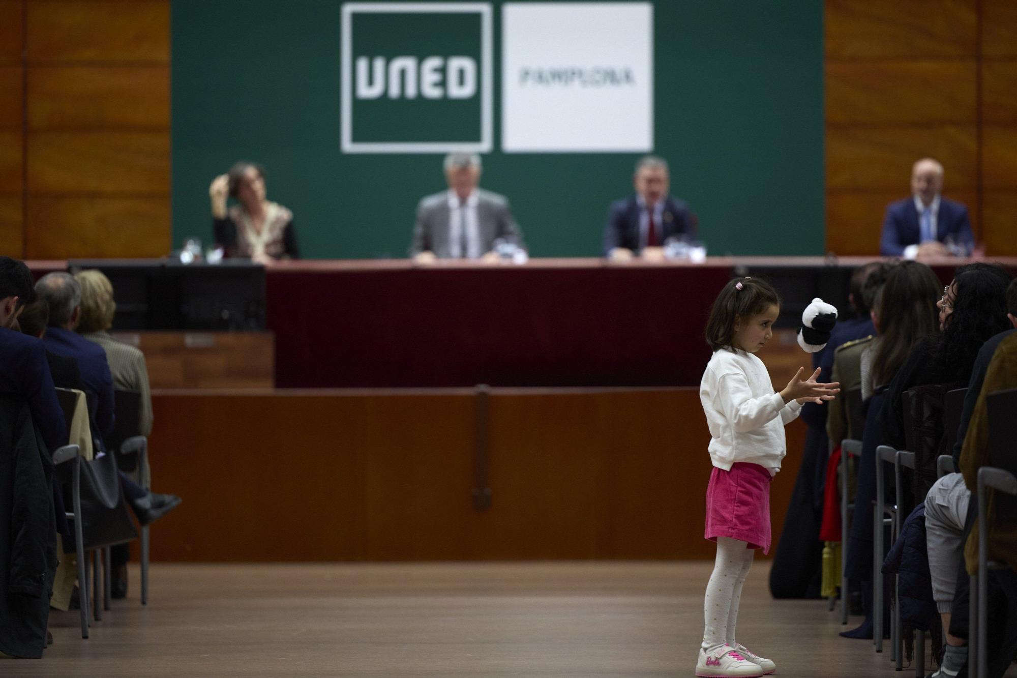 Acto de apertura del curso 2025 - 2026 en la UNED en Pamplona