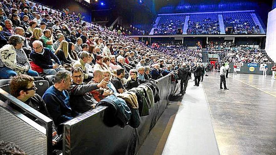 Casi 2.000 personas acudieron ayer al Navarra Area, que ayer lució así.