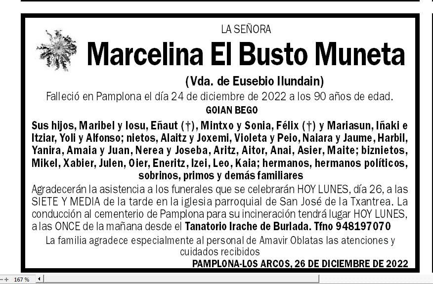 Marcelina El Busto Muneta