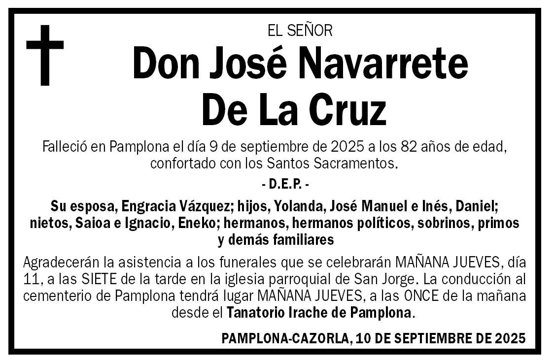 José Navarrete De La Cruz