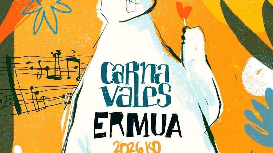 Edurne Cacho gana el concurso de carteles del Carnaval de Ermua