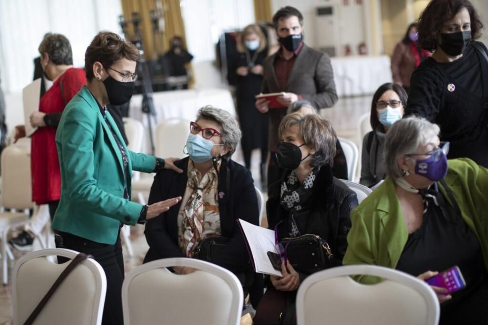 La presidenta de Navarra, María Chivite, clausura