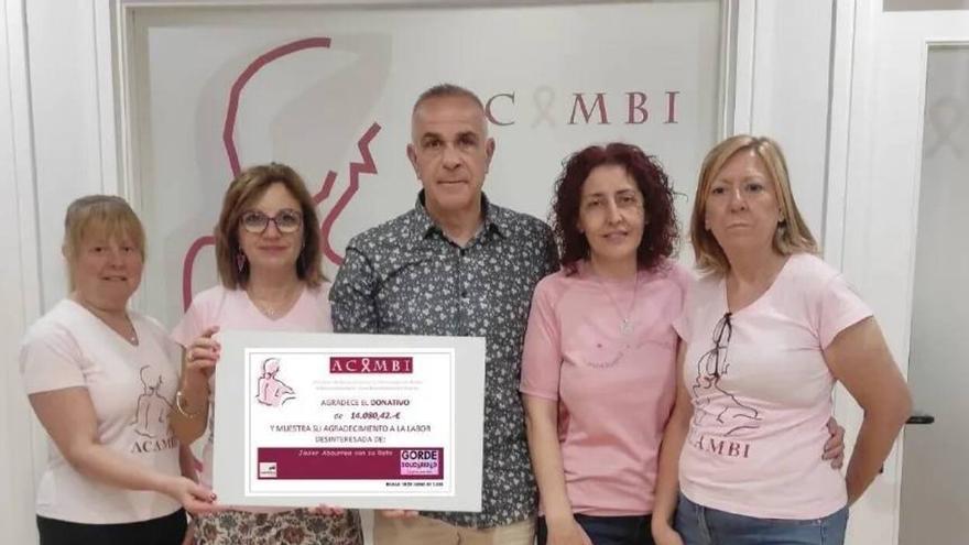 Gordexola sensibiliza sobre el cáncer de mama