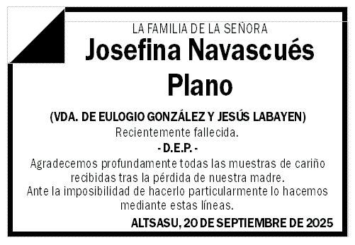 Josefina Navascués Plano