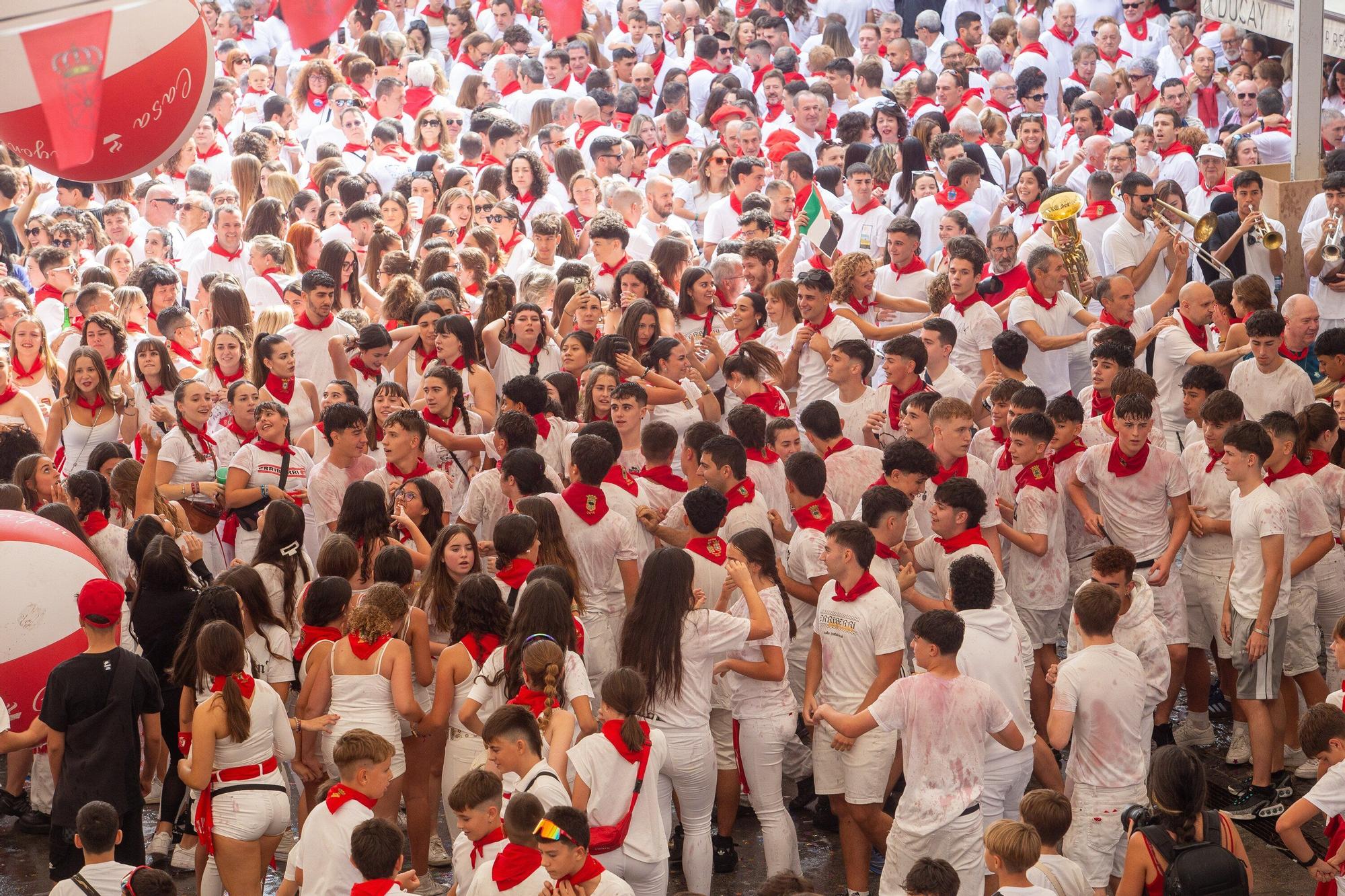 Fotos del cohete de fiestas de Olite 2025