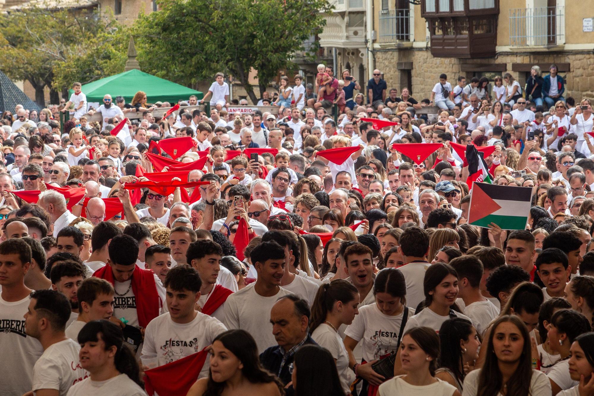 Fotos del cohete de fiestas de Olite 2025