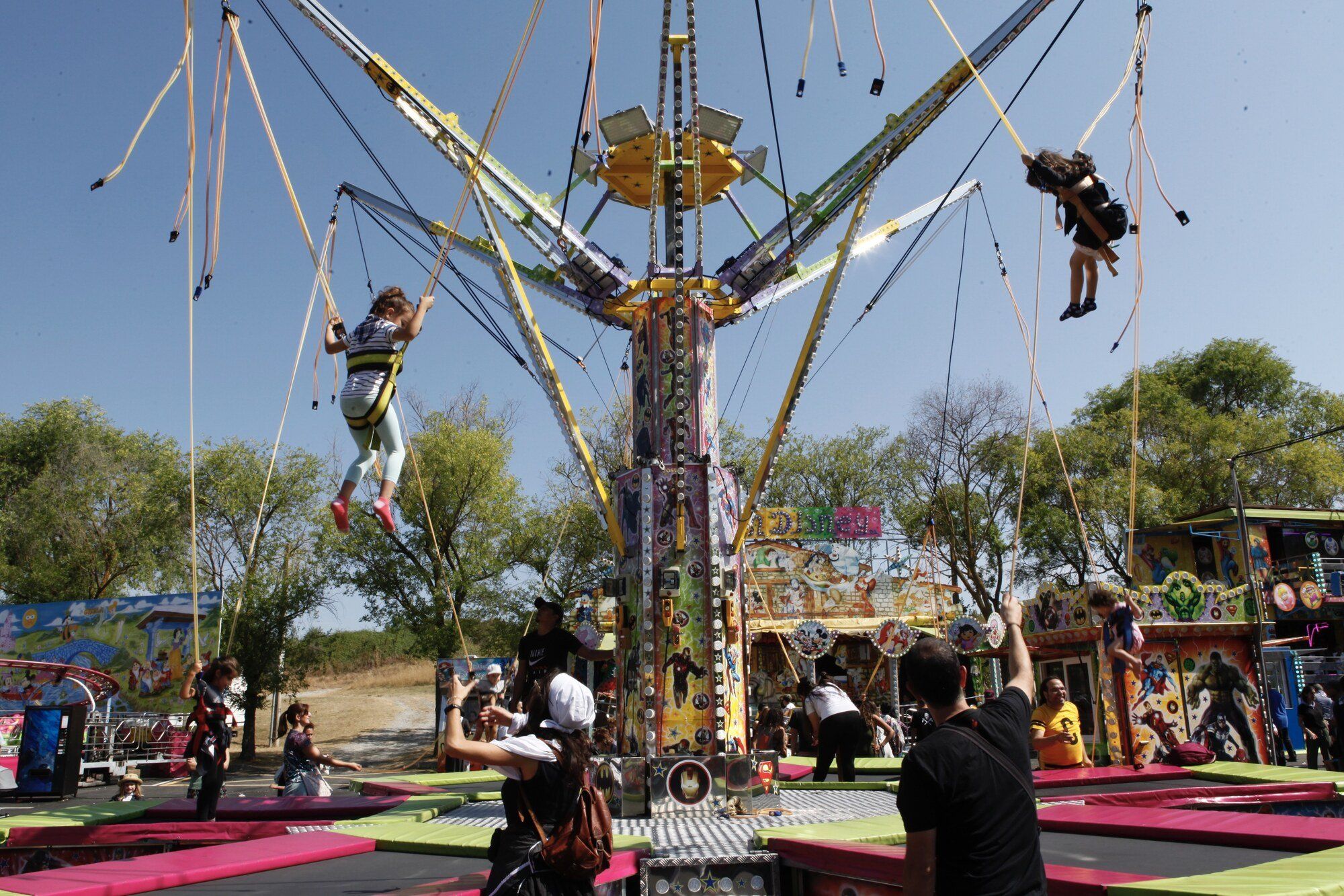 Las barracas, epicentro de la fiesta