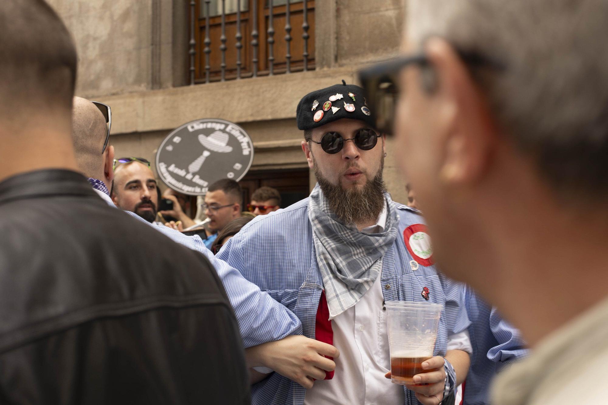 En imágenes: Blusas y neskas disfrutan de Santiago