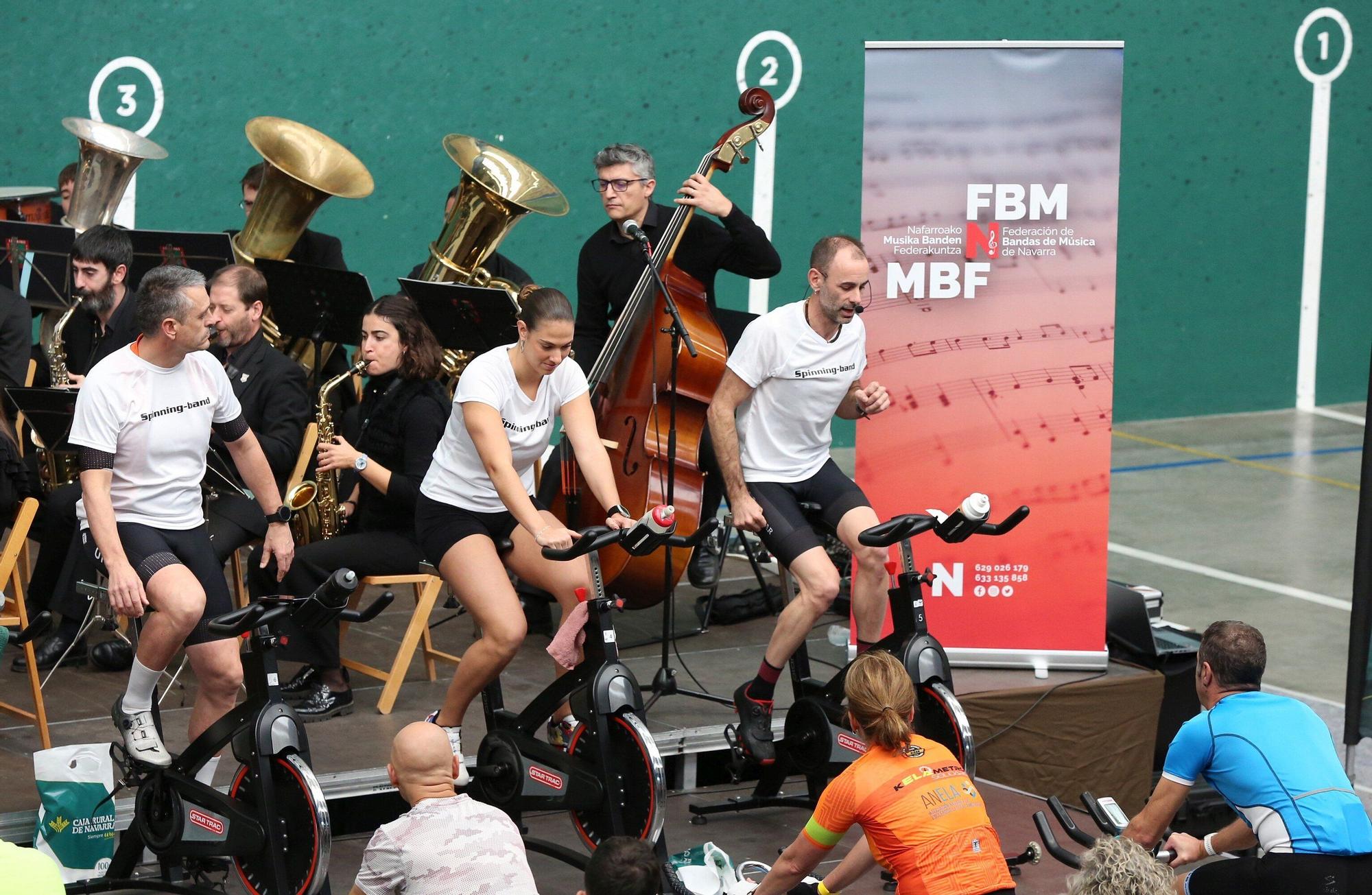 Spinning Band Solidario en Ororbia: música y deporte en directo por una buena causa