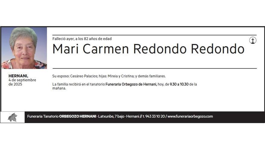 MARI CARMEN REDONDO REDONDO