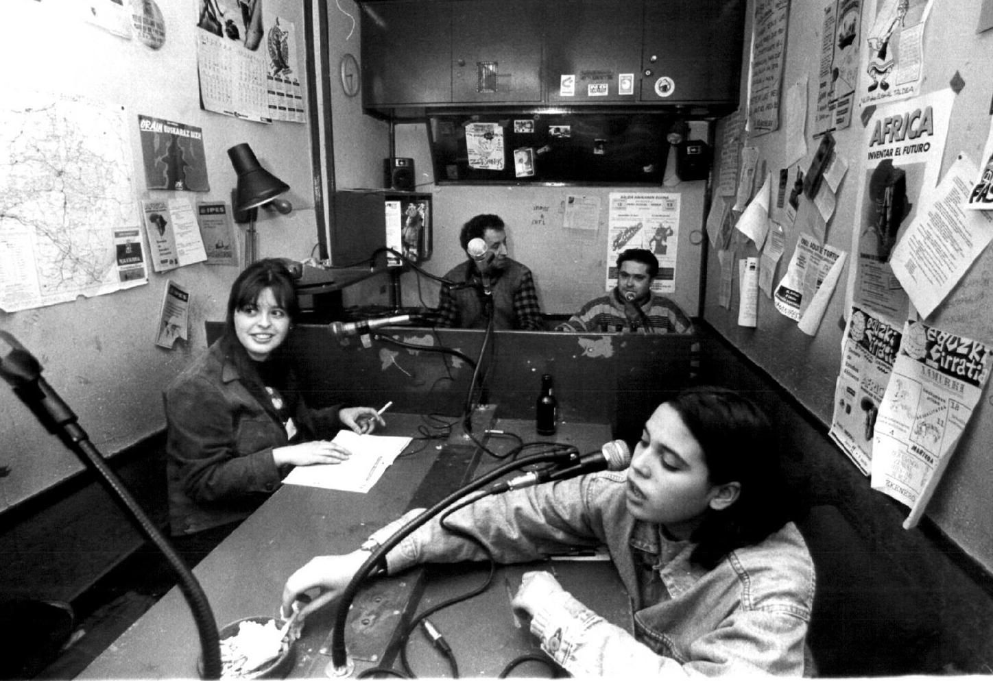 Una imagen de uno de los programas de la &#039;Eguzki&#039; en 1993.