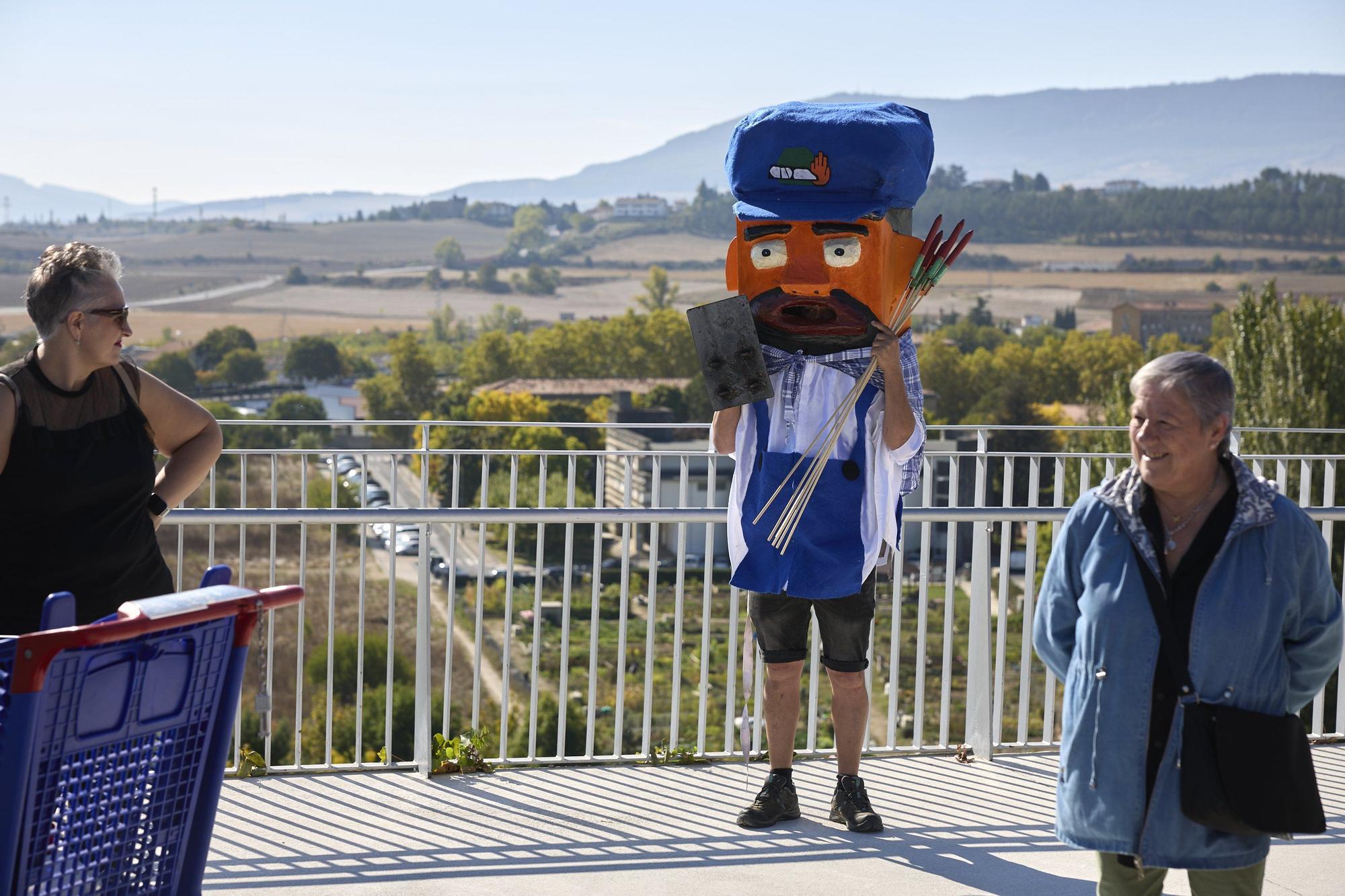 Fotos del chupinazo de fiestas de Etxabakoitz