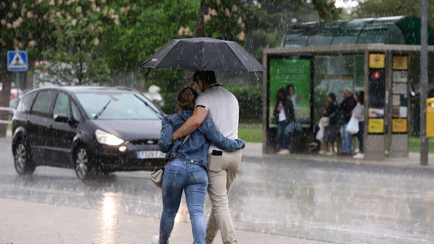 Navarra afronta un fin de semana inestable con lluvias y tormentas
