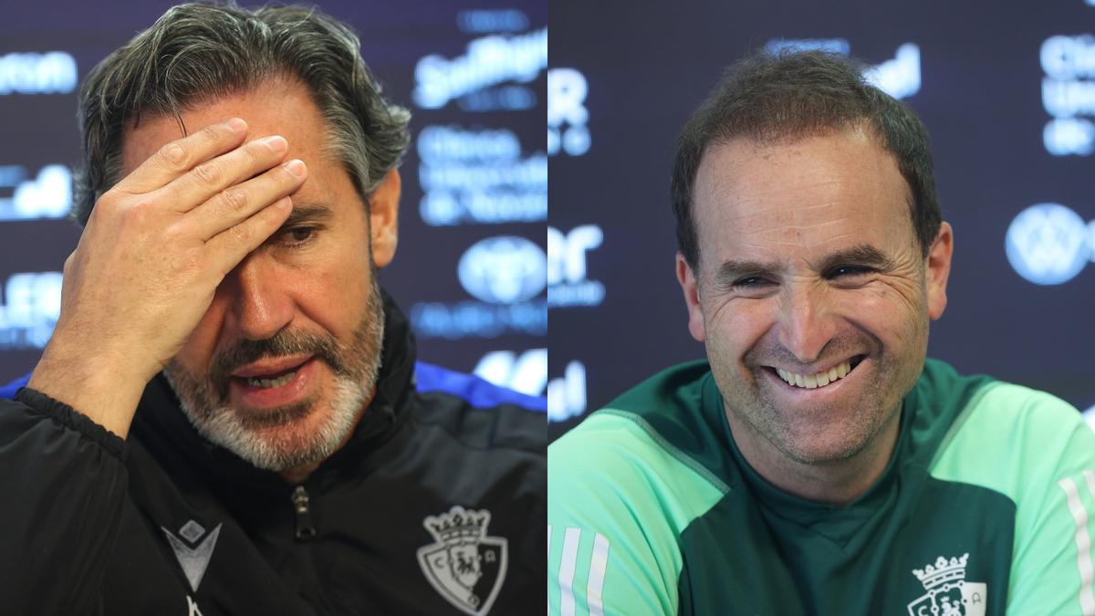 Vicente Moreno y Jagoba Arrasate.