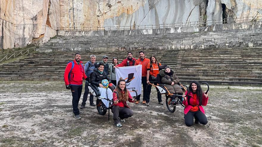 Ruta inclusiva con Montes Solidarios a la cueva de Pozalagua
