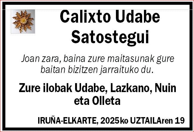 Calixto Udabe Satostegui