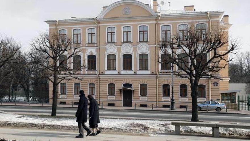 El consulado británico en San Petersburgo