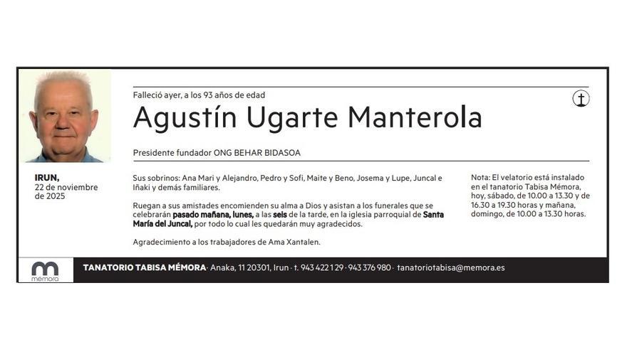 Agustín Ugarte Manterola