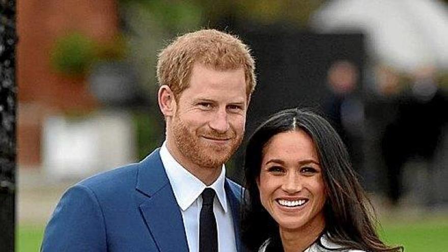 El príncipe Enrique y Meghan Markle.