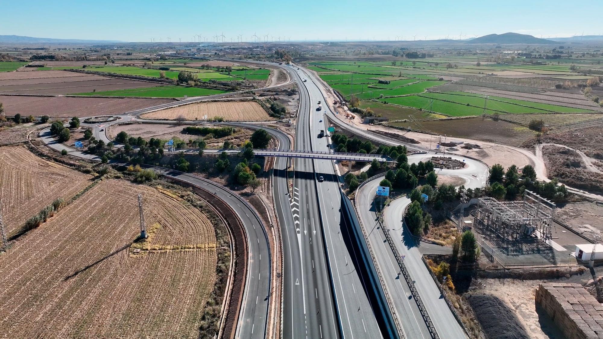 Puesta en servicio de la A-68 entre Gallur y Mallén con su apertura hasta Navarra