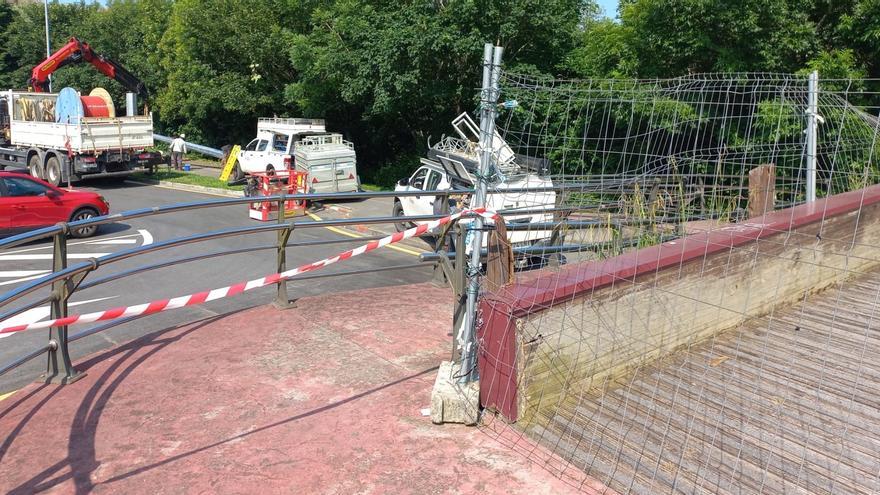 Mungia inicia la remodelación del puente de Olalde