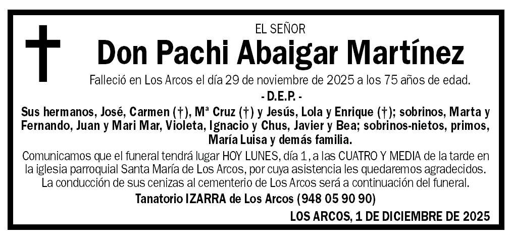 Pachi Abaigar Martínez