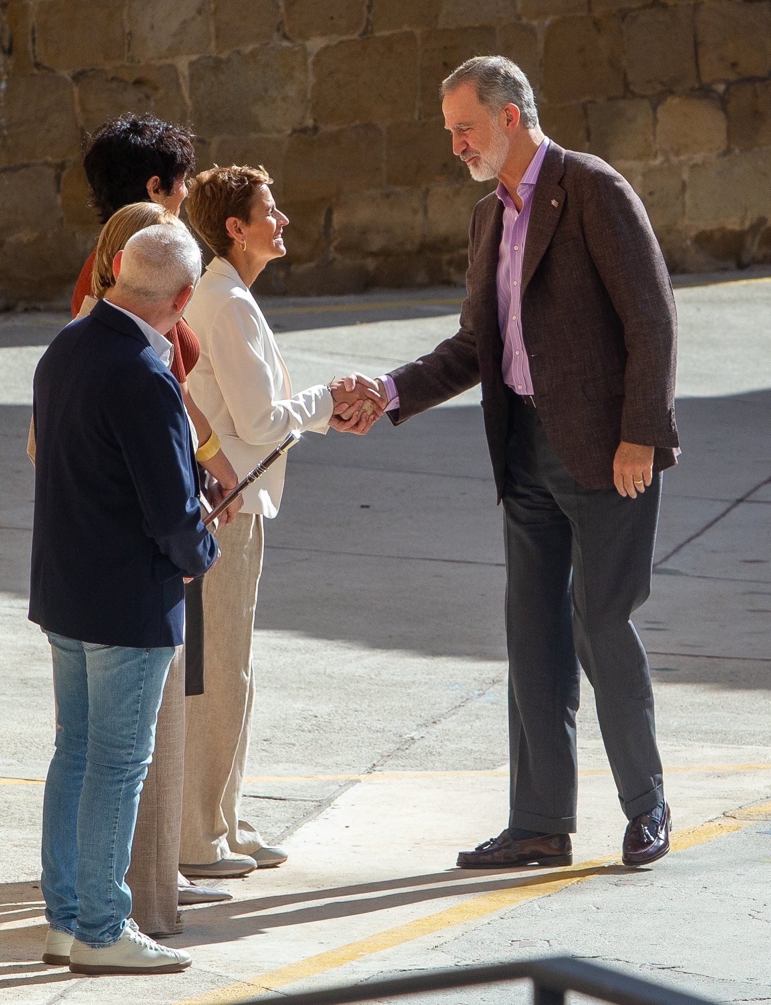 Fotos de la visita de los Reyes a Olite y Tudela