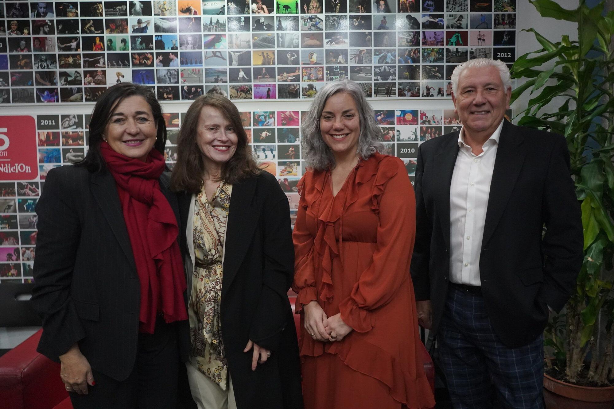 Yolanda Díez, Cristina Maruri, María Cereceda y Julio Aristín acudieron al nombramiento.