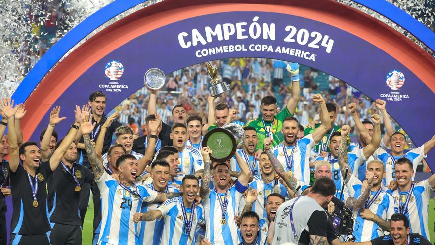 La Conmebol reaviva el incendio de la Finalissima: "Argentina es bicampeona, España no se presentó"