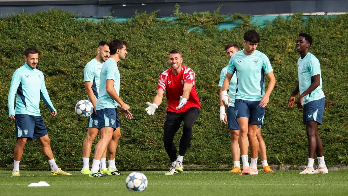 Entrenamiento Athletic Club. Lezama.