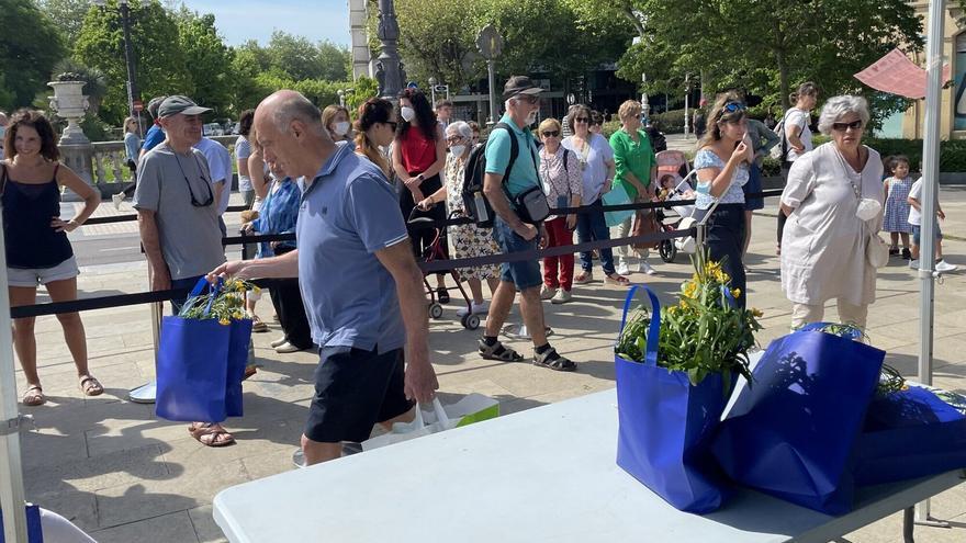 Donostiak 30.000 lore eta landare banatuko ditu herritarren artean