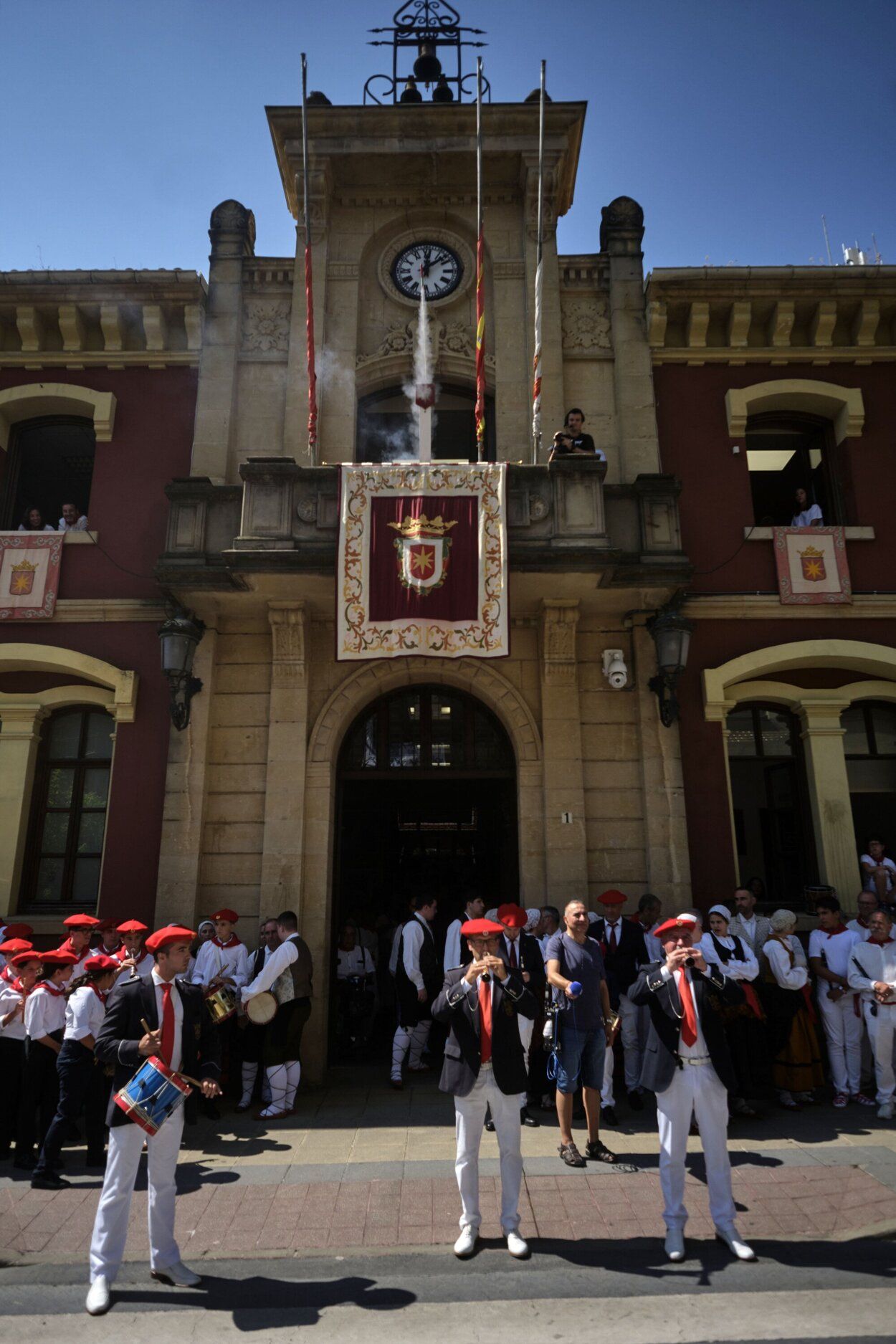 Fotos del inicio de las fiestas de Estella-Lizarra