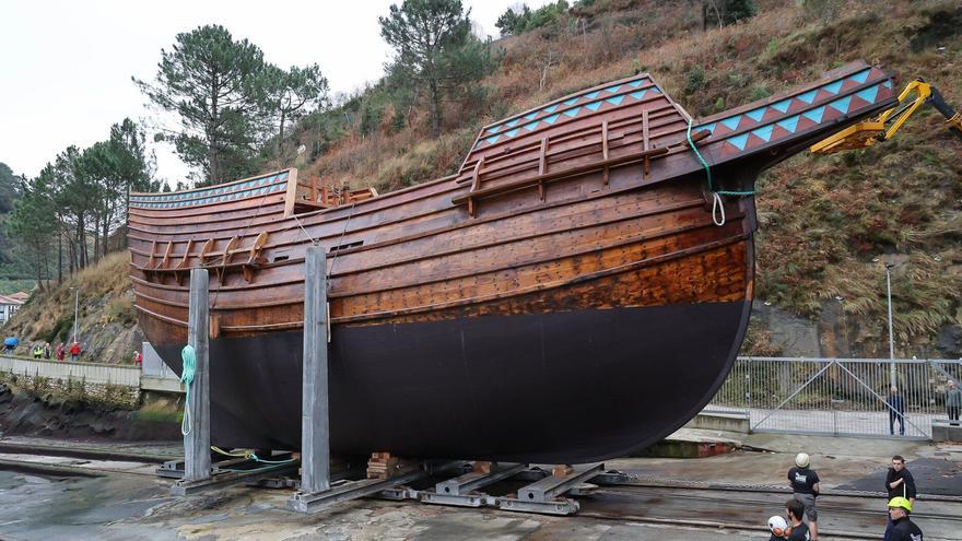 La construcción de la réplica de la nao &#039;San Juan&#039;, en imágenes