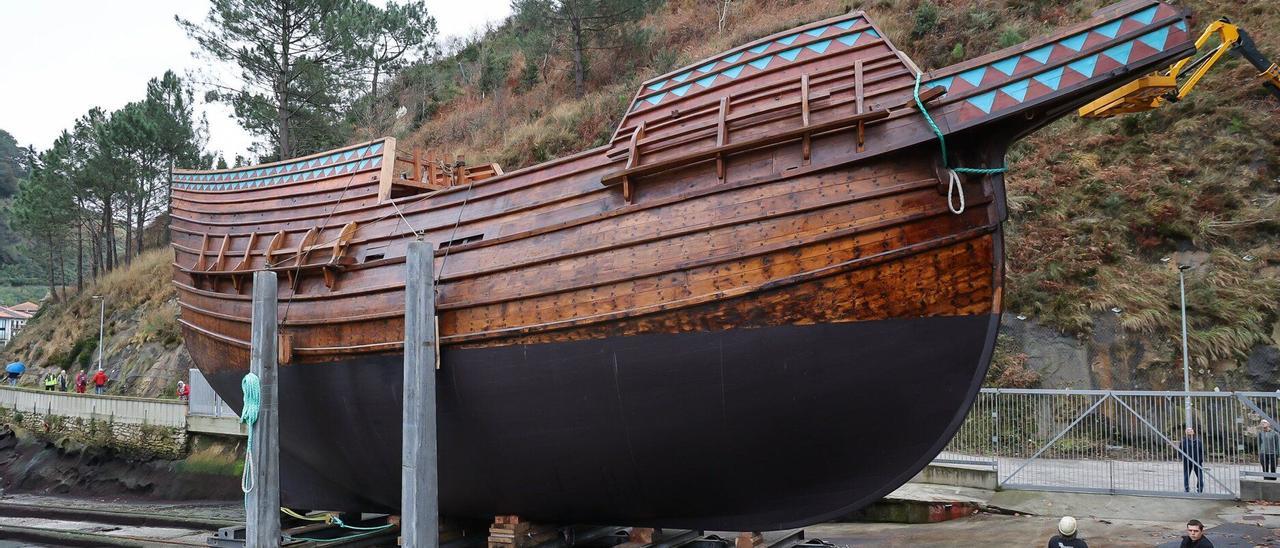 La construcción de la réplica de la nao &#039;San Juan&#039;, en imágenes